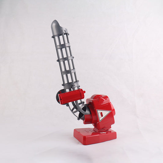 Ball pitching machine featured in the 2-in-1 Tennis and Baseball Launcher set.
