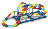 92-piece changeable race car track for kids.