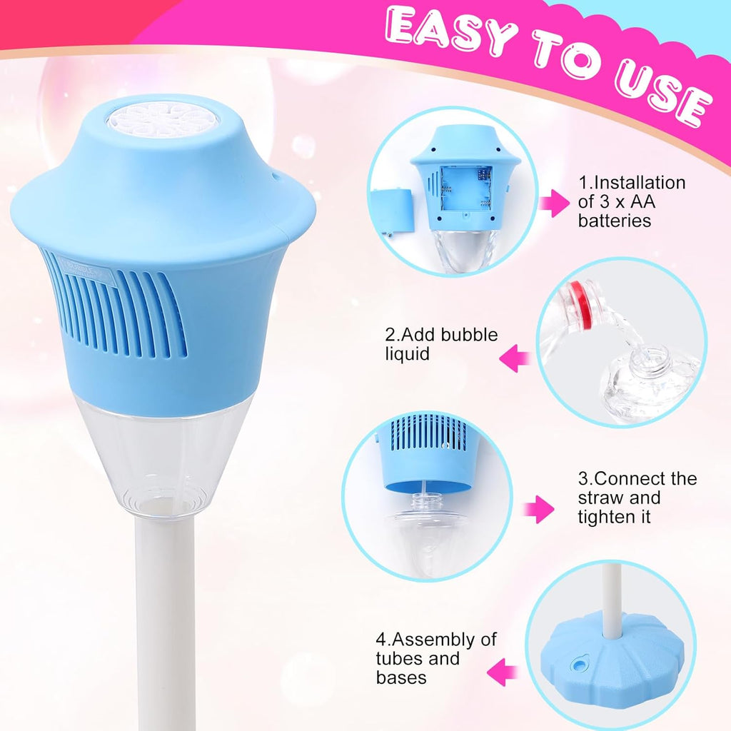Instructions on how to use the Bubble Torch machine. 