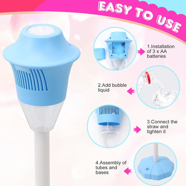 Instructions on how to use the Bubble Torch machine. 