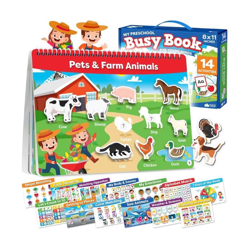 Busy Brain Book by Smartoon Kids.