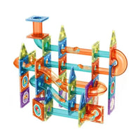 DIY Magnetic Marble Run.