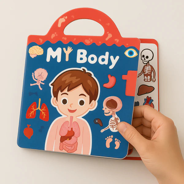 My Body sticker book featured in the GoBag Buddies set.