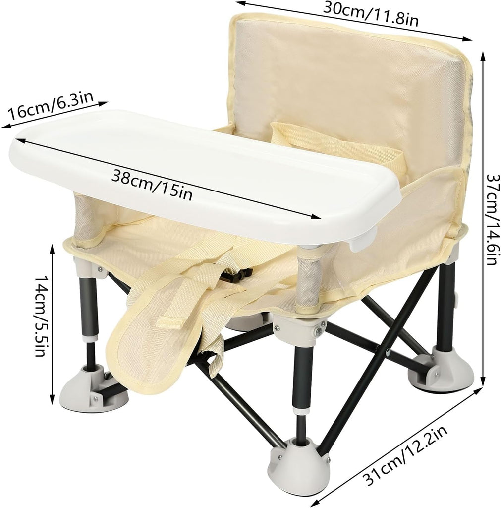 Dimensions of the GoSit Junior chair. 