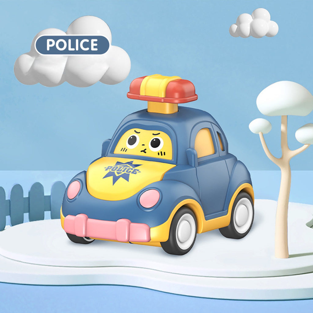 Police car toy with a "hat" on top. 