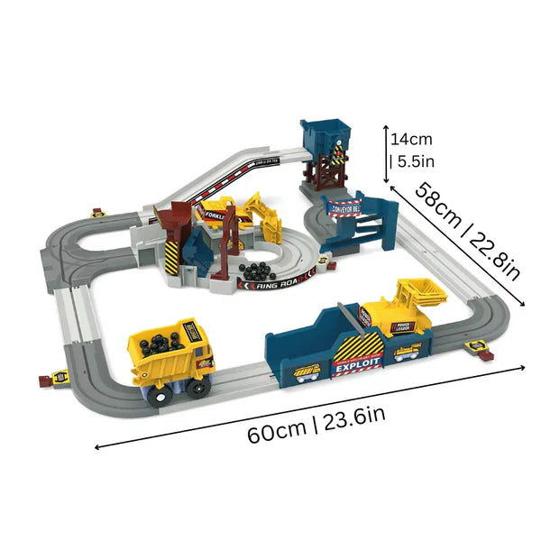 Dimensions of Junior Construction Site toy by Smartoon Kids.