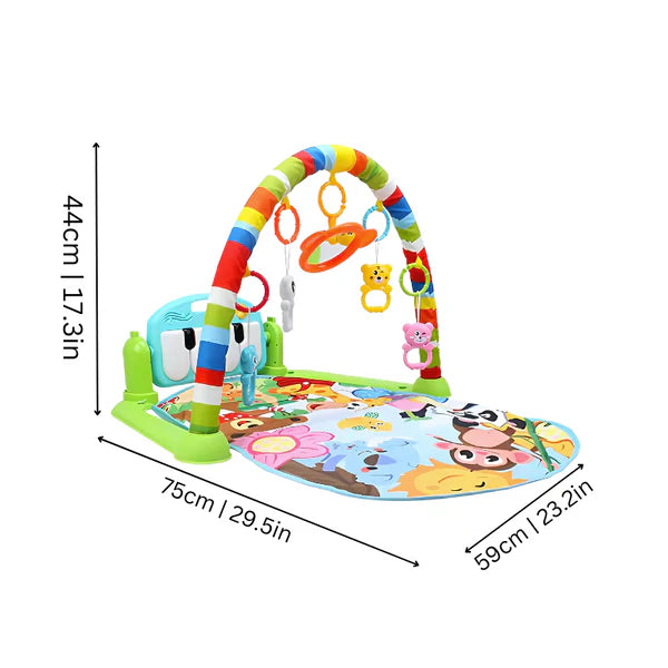 Dimensions of the Music Wonder Mat by Smartoon Kids.