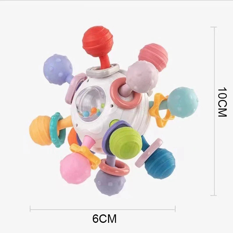 Dimensions of the Sensory Teether toy by Smartoon Kids.