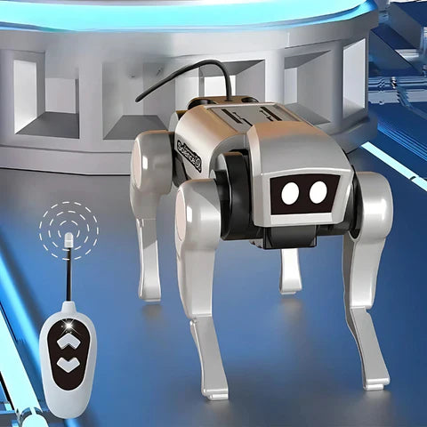 DIY robotic cat for kids which is remote-controlled.