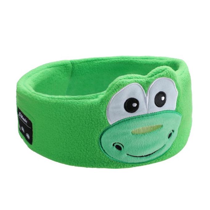 Crocodile version of SnuggleSounds heaphones for children.