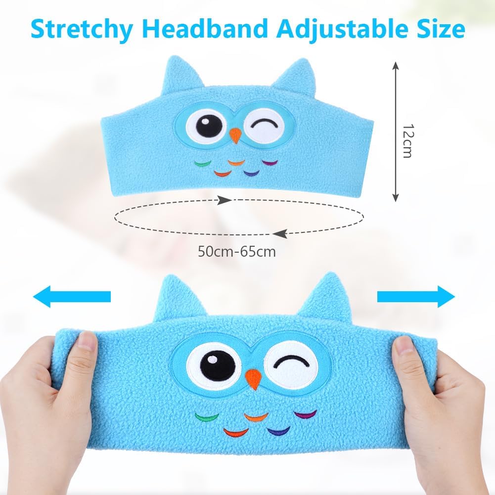Stretchy soft headphones with animal design for children. 