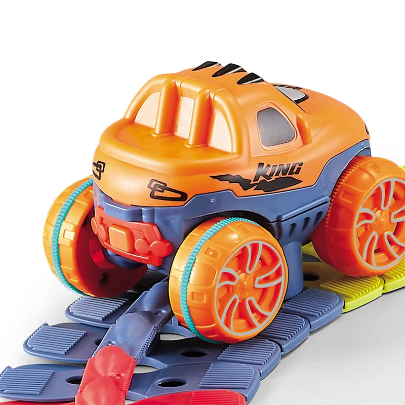 Orange car featured in the Anti-Gravity Race Track.