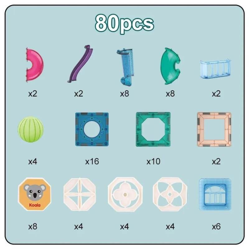 DIY Magnetic Marble Run