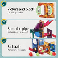 DIY Magnetic Marble Run