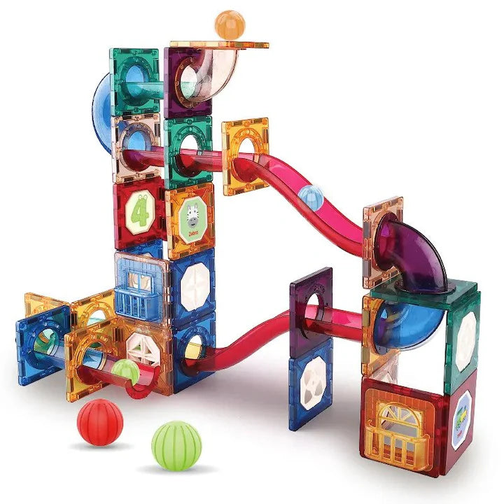 DIY Magnetic Marble Run